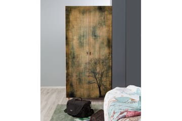 Vellavie Garderob Trädsilhuett - Grön/Brun - Förvaring - Garderober & garderobssystem