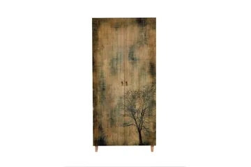 Vellavie Garderob Trädsilhuett - Grön/Brun - Förvaring - Garderober & garderobssystem