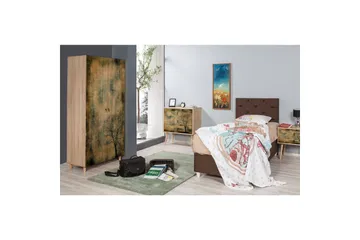 Vellavie Garderob Trädsilhuett - Grön/Brun - Förvaring - Garderober & garderobssystem