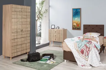 Vellavie Garderob Panel - Brun - Förvaring - Garderober & garderobssystem