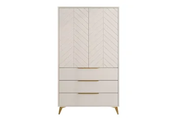 Vemdalen Garderob 104 cm - Sand beige - Förvaring - Garderober & garderobssystem