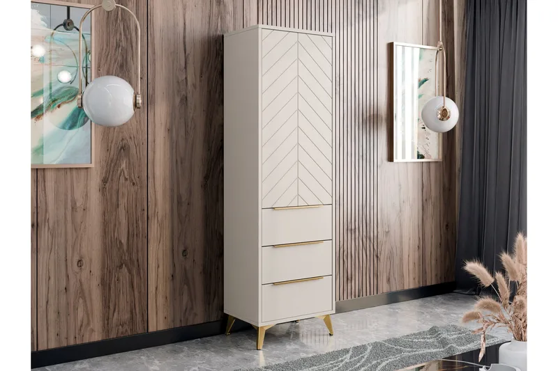 Vemdalen Garderob 54 cm - Sand beige - Förvaring - Garderober & garderobssystem