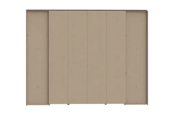 Vergina Garderob 62x280 cm - Brun/Svart - Förvaring - Garderober & garderobssystem