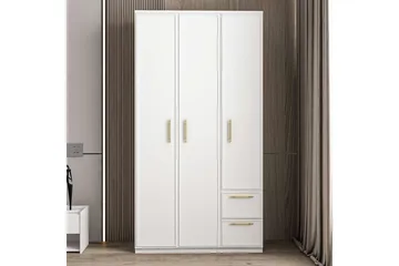 Vespera Garderob 90x171,8 cm - Vit - Förvaring - Garderober & garderobssystem