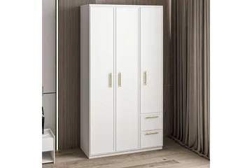 Vespera Garderob 90x171,8 cm - Vit - Förvaring - Garderober & garderobssystem