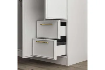 Vespera Garderob 90x171,8 cm - Vit - Förvaring - Garderober & garderobssystem