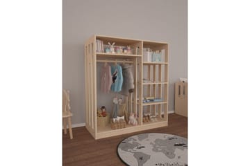 Vintor Garderob 90x100 cm - Natur - Förvaring - Garderober & garderobssystem
