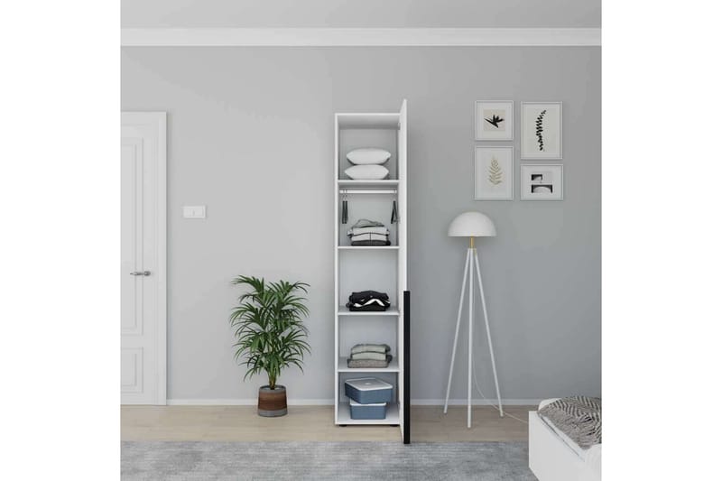 Vornic Garderob 45x210 cm - Vit - Förvaring - Garderober & garderobssystem