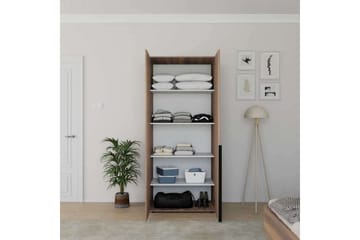 Vornic Garderob 90x210 cm - Valnöt - Förvaring - Garderober & garderobssystem