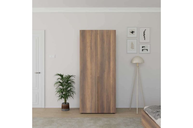 Vornic Garderob 90x210 cm, Valnöt