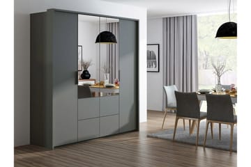 Wedena Garderob 208 cm - Grå - Förvaring - Garderober & garderobssystem