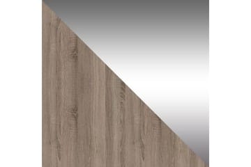 West Garderob med LED-belysning 150 cm i Trä med Glasdetaljer - Beige - Förvaring - Garderober & garderobssystem