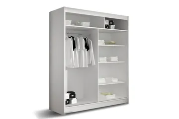 Westa Garderob 150x58x200 cm - Beige - Förvaring - Garderober & garderobssystem