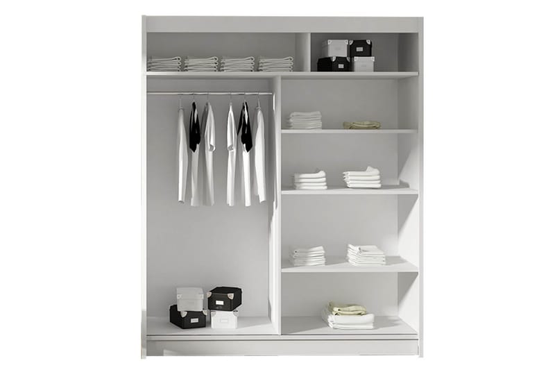 Westa Garderob 150x58x200 cm - Beige - Förvaring - Garderober & garderobssystem