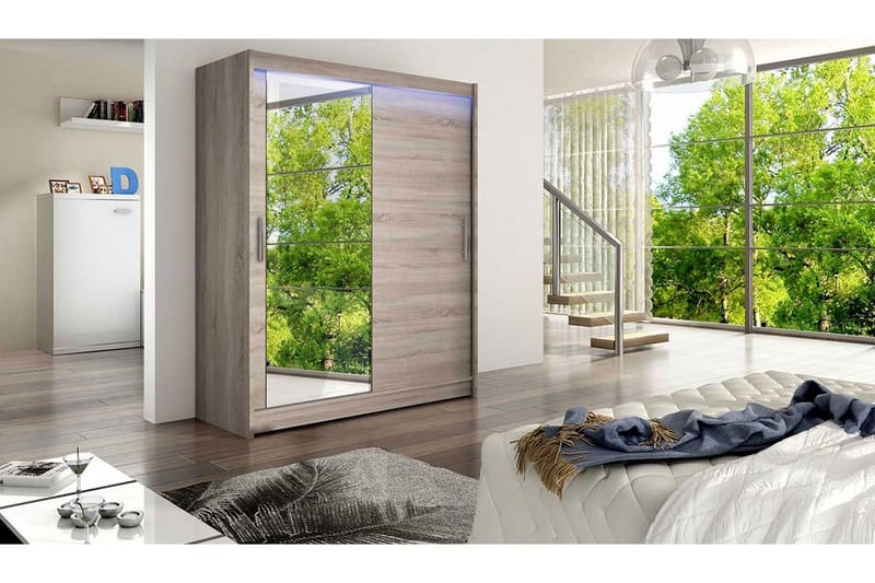 Westa Garderob 150x58x200 cm - Beige - Förvaring - Garderober & garderobssystem