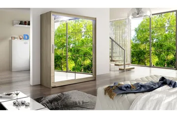 Westa Garderob 150x58x200 cm - Beige - Förvaring - Garderober & garderobssystem