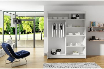 Westa Garderob 150x58x200 cm - Beige - Förvaring - Garderober & garderobssystem