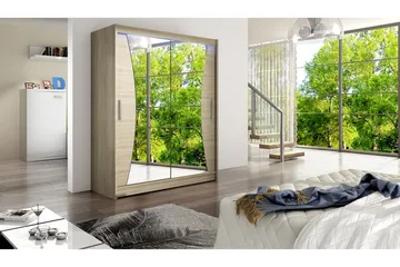 Westa Garderob 150x58x200 cm - Trä/natur - Förvaring - Garderober & garderobssystem