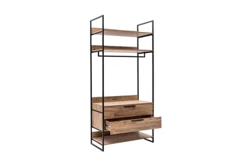 Witonia Garderob 104x52 cm - Natur - Förvaring - Garderober & garderobssystem