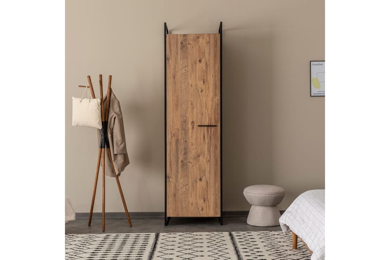 Witonia Garderob 64x52 cm - Natur - Förvaring - Garderober & garderobssystem