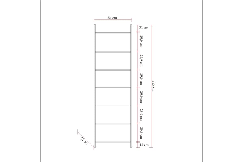 Witonia Garderob 64x52 cm - Natur - Förvaring - Garderober & garderobssystem