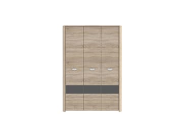Yazmene Garderob 133x194 cm - Brun - Förvaring - Garderober & garderobssystem