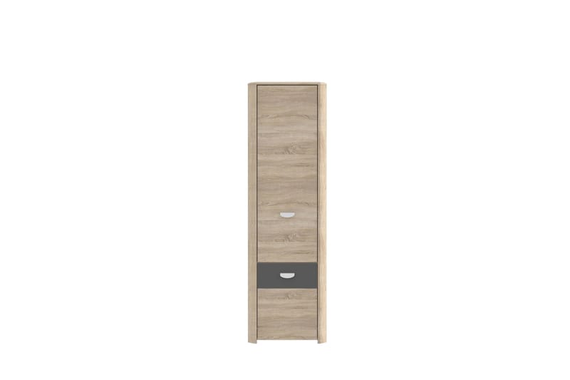 Yazmene Garderob 59 cm i Mörkt Trä - Beige - Förvaring - Garderober & garderobssystem