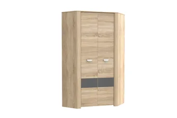 Yazmene Garderob 95x81 cm - Brun - Förvaring - Garderober & garderobssystem