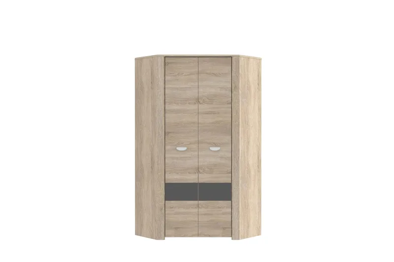 Yazmene Garderob 95x81 cm - Brun - Förvaring - Garderober & garderobssystem