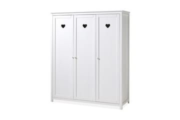 Yolonda Garderob 3 Dörrar - Vit - Förvaring - Garderober & garderobssystem