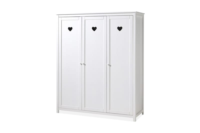 Yolonda Garderob 3 Dörrar, Vit