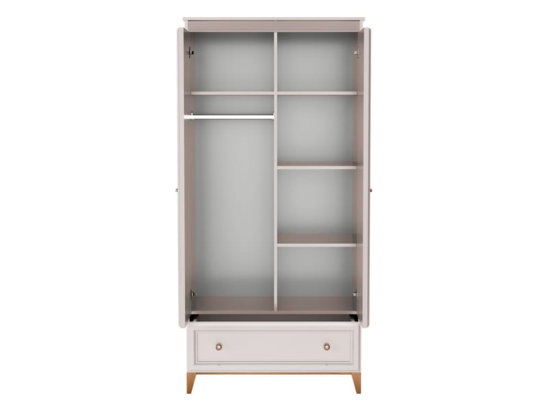 Zeylor Garderob 193 cm - Förvaring - Garderober & garderobssystem