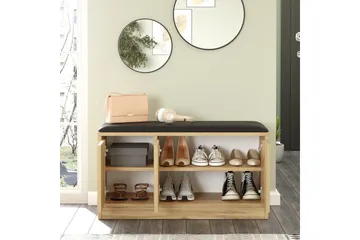 Andifli Skoskåp 89,6x45,8 cm - Brun - Förvaring - Hallförvaring