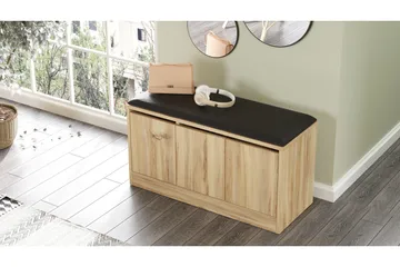 Andifli Skoskåp 89,6x45,8 cm - Brun - Förvaring - Hallförvaring