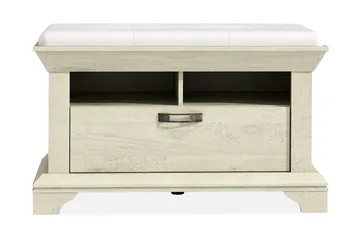 Casique Skoskåp 46x99 cm - Vit - Förvaring - Hallförvaring