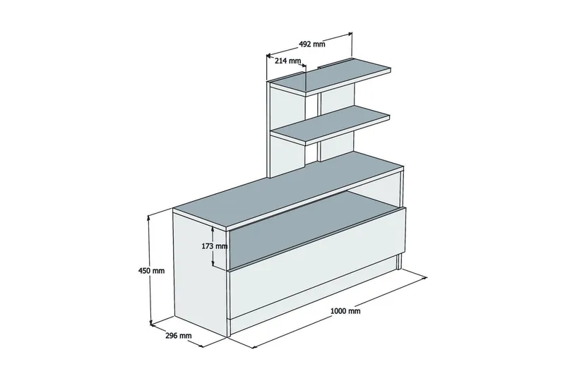 Puqa Design Skoförvaring - Valnöt - Förvaring - Hallförvaring
