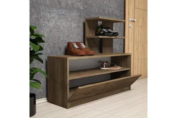 Puqa Design Skoförvaring - Valnöt - Förvaring - Hallförvaring