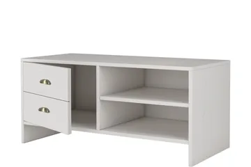 Redrocks Skobänk 45x100 cm - Vit - Förvaring - Hallförvaring