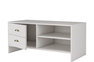 Skobänk Fossil 45x100 cm - Vit - Förvaring - Hallförvaring