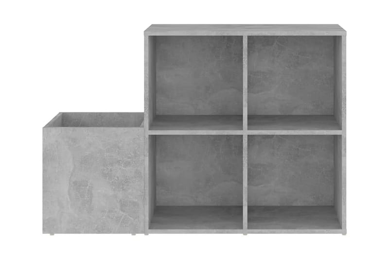 Skoskåp betonggrå 105x35,5x70 cm spånskiva - Betonggrå - Hallförvaring - Skohylla & skoställ