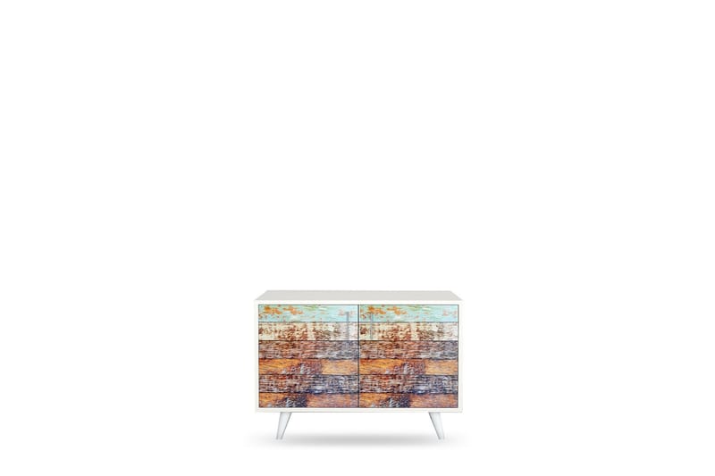 Skoskåp Tasarima 50x100 cm - Flerfärgad/Vit - Förvaring - Hallförvaring