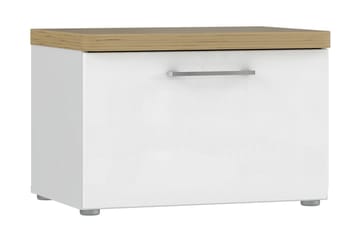 Skoskåp Terkirdag 43x60 cm - Vit/Brun - Förvaring - Hallförvaring