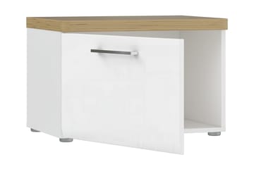 Skoskåp Terkirdag 43x60 cm - Vit/Brun - Förvaring - Hallförvaring