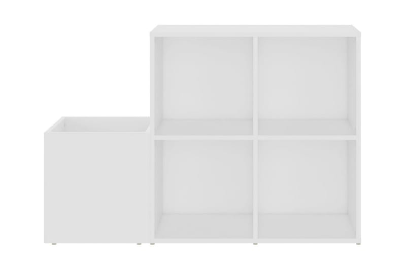 Skoskåp vit 105x35,5x70 cm spånskiva - Vit - Hallförvaring - Skohylla & skoställ