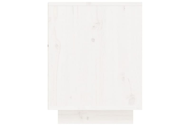 Skoskåp vit 60x34x45 cm massiv furu - Vit - Hallförvaring - Skohylla & skoställ