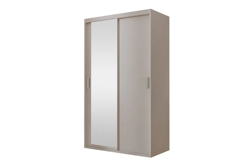 Harvinder Garderob med Spegel 120x205 cm, Beige