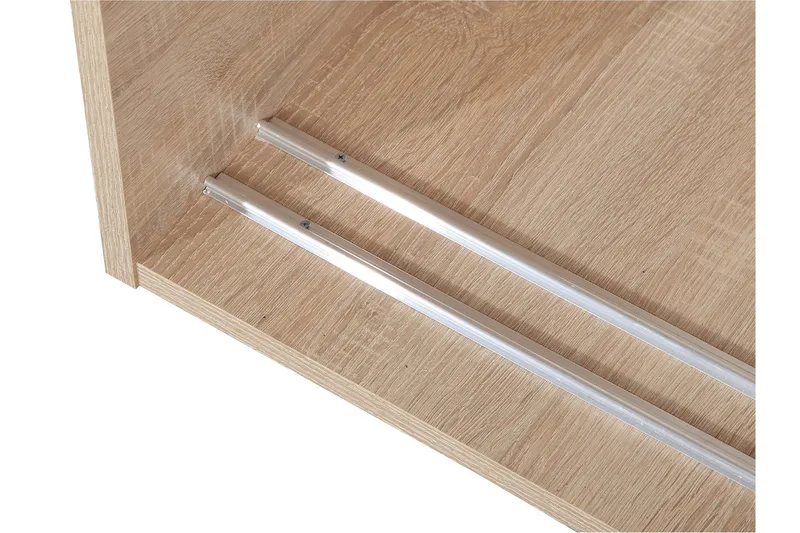 Harvinder Garderob med Spegel 120x205 cm - Beige - Förvaring - Garderober & garderobssystem