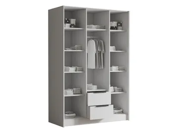 Herrljunga Garderob 150x215 cm med lådor - Brun/Svart - Förvaring - Garderober & garderobssystem