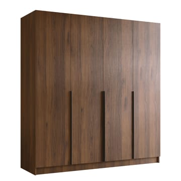 Herrljunga Garderob 200x215 cm - Brun/Svart - Förvaring - Garderober & garderobssystem