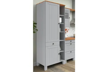 Alby Bokhylla 205x75 cm - Grå - Förvaring - Hylla - Bokhylla